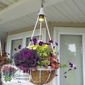 Lighted Hanging Basket Fall Combo