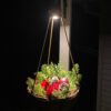 I3 planter lighted hanging basket