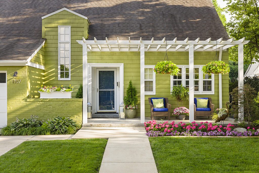 Idea #10: Enhance Your Home with Fresh Paint and Hardscaping