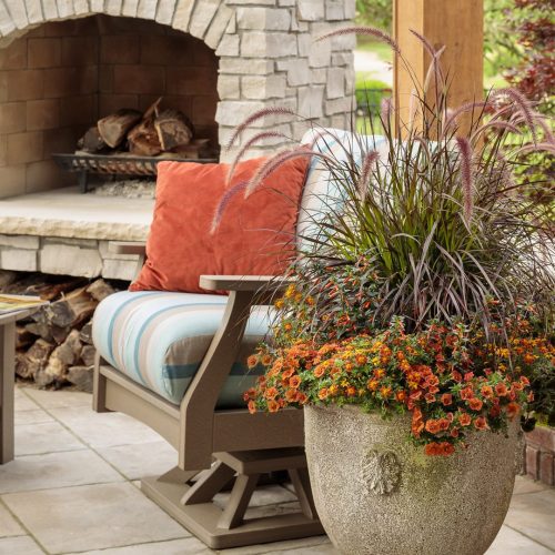 Blog-Fresh planted grass pot for fall_Proven Winners