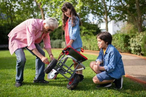 Garden Scooter stock photo Garden Scooter stock photo