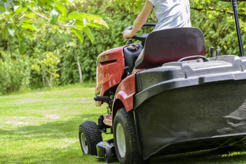 Riding mower stock photo Riding mower stock photo